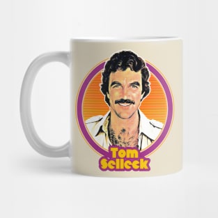 Tom Selleck 80s Aesthetic Design Mug